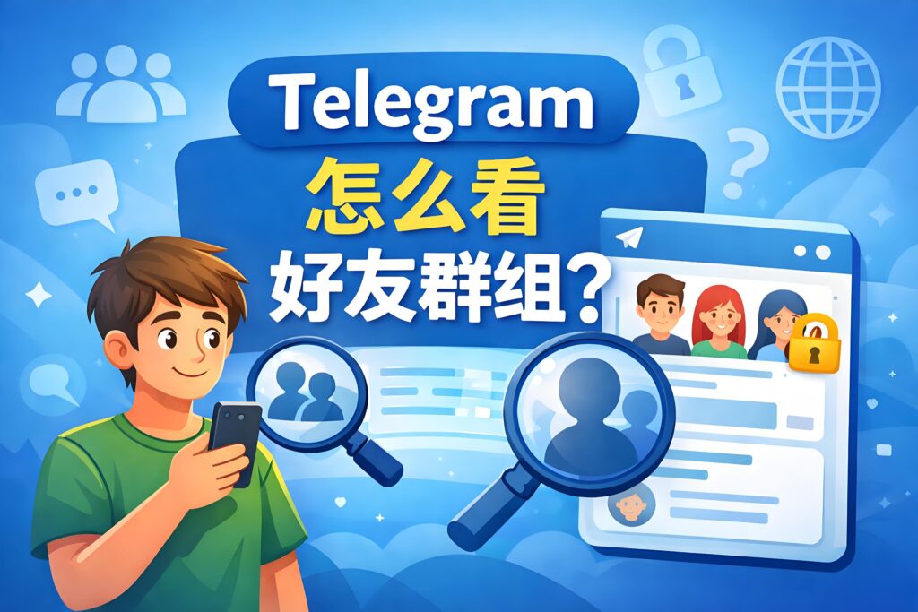 Telegram檢視好友群組有什麼技巧？