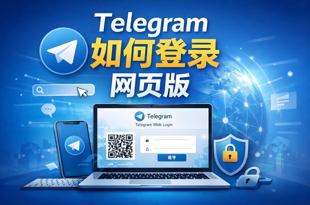 Telegram網頁版如何登入？